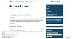Desktop Screenshot of jeffreyelevine.com
