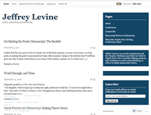 Tablet Screenshot of jeffreyelevine.com